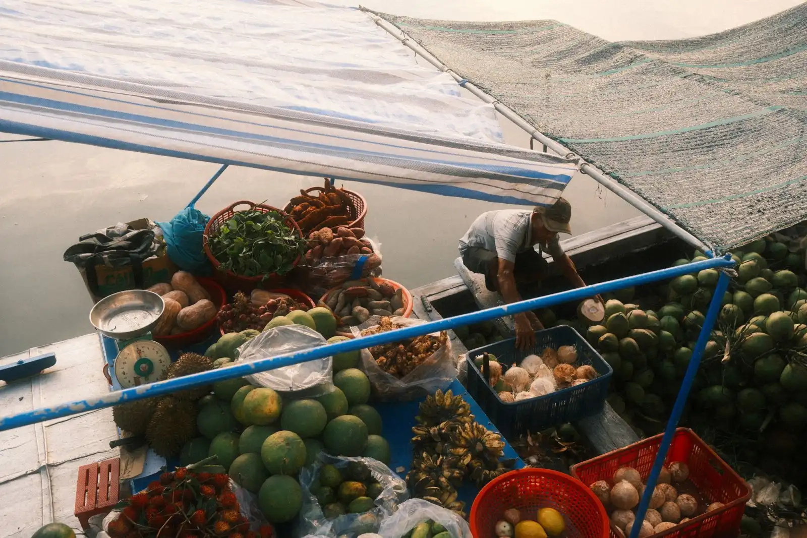 Phong Dien Floating Market, Can Tho, Vietnam