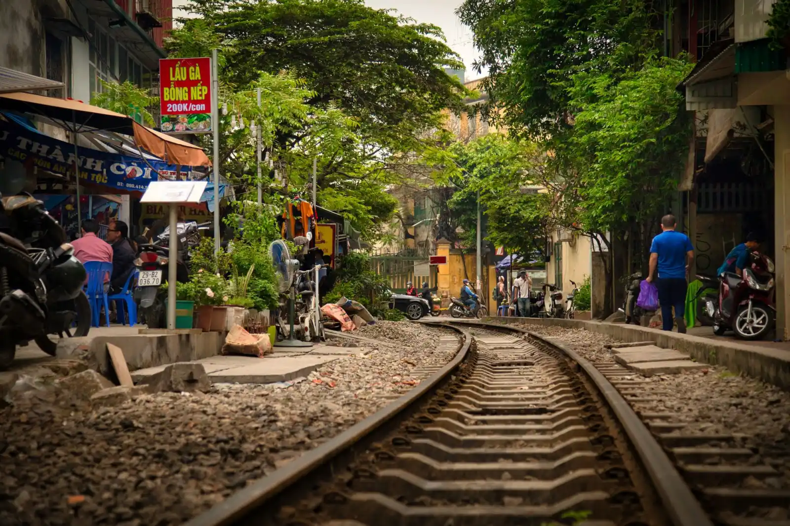 Hanoi Train Street, Hanoi, Vietnam