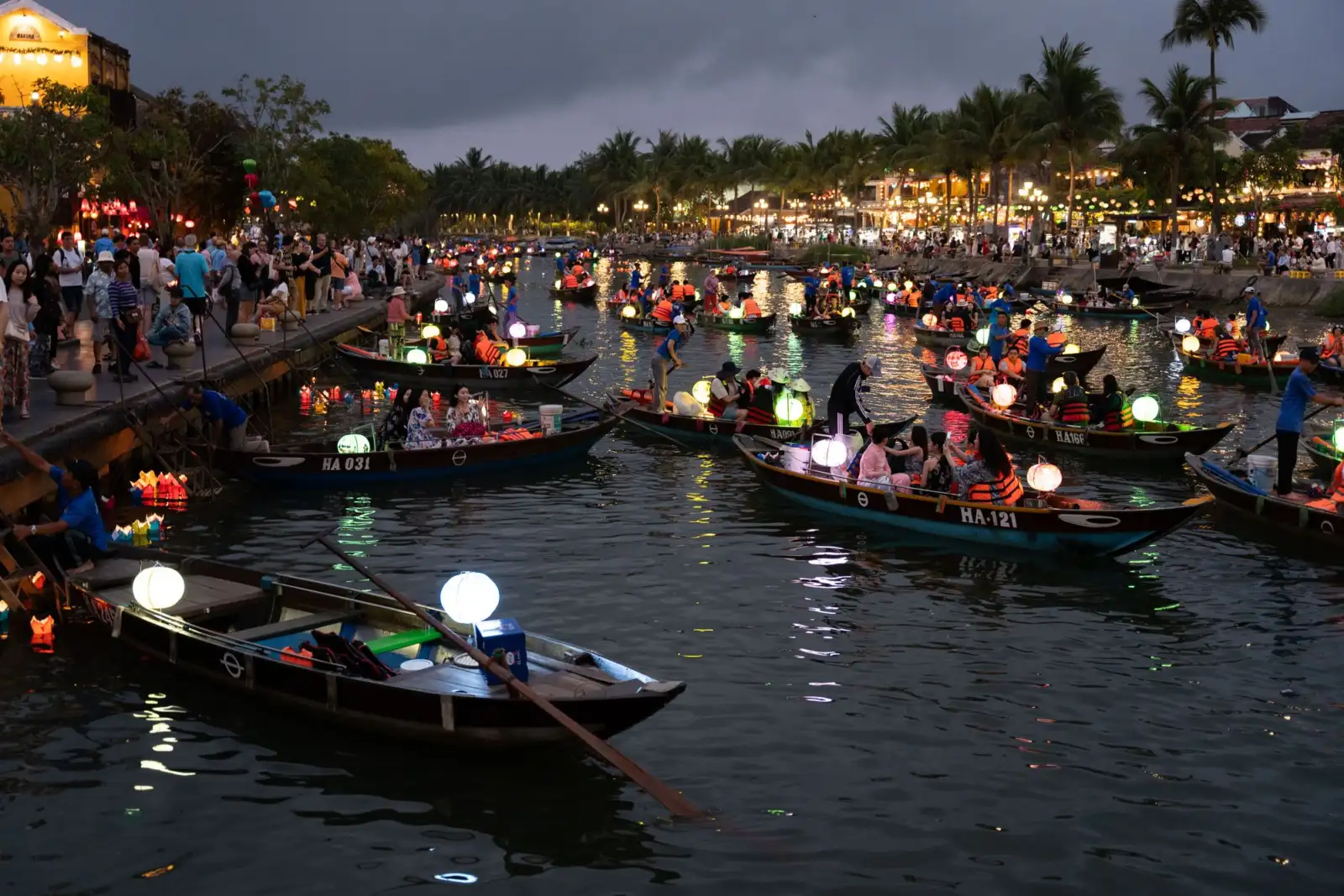 Hoi An Night Market and Lantern Boats, Hoi An, Vietnam